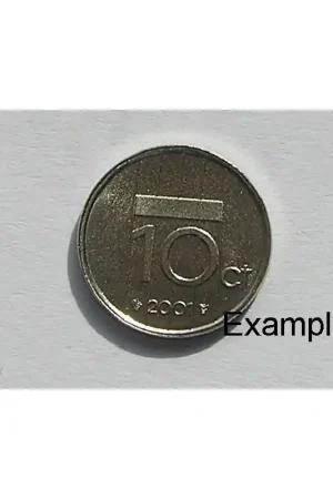 10 Cent 2001 Unc Zwrot pieniędzy