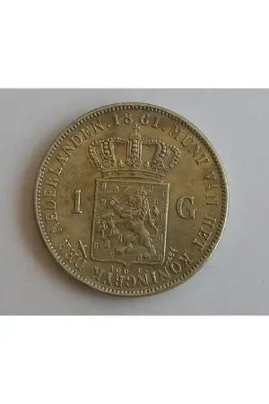 Nowość 1 Gulden 1861 PR+