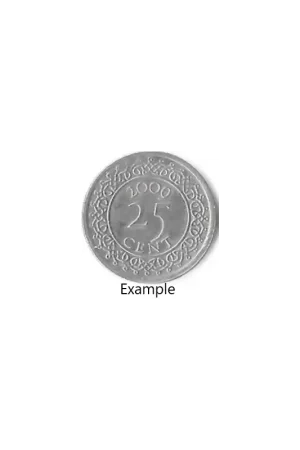 Bezpieczna płatność Suriname 25 Cents 2009 Zf