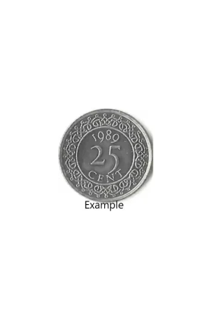 Suriname 25 Cents 1989 Unc Kup teraz