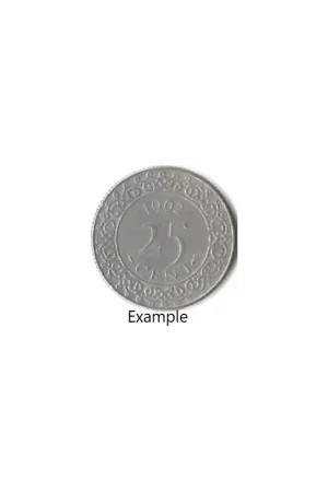 Suriname 25 Cents 1962 Zf Tani