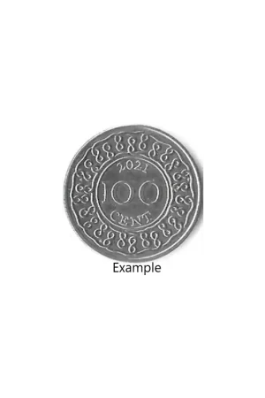 Darmowa dostawa Suriname 100 Cents 2021 Unc