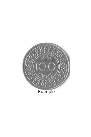 Suriname 100 Cents 2014 Unc Popularny