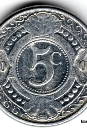 Rabat Nederlandse Antillen 5 cent 2001 UNC- mat