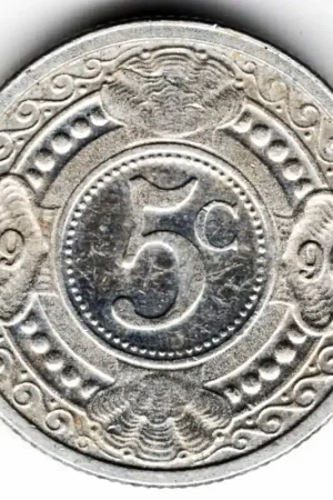 Popularny Nederlandse Antillen 5 cent 1996 P+