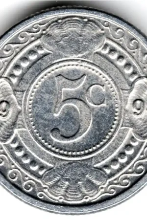 Premium Nederlandse Antillen 5 cent 1994 UNC