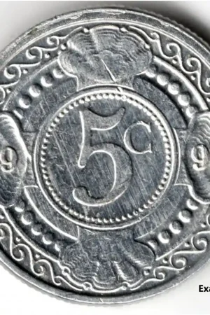 Szybka dostawa Nederlandse Antillen 5 cent 1990 UNC