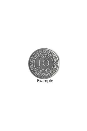 Oferta Suriname 10 Cent 2012 Unc