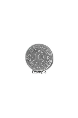 Popularny Suriname 10 Cent 2009 Zf