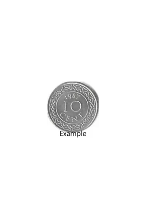 Promocja Suriname 10 Cent 1987 Zf