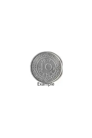 Wysoka jakość Suriname 10 Cent 1978 Zf