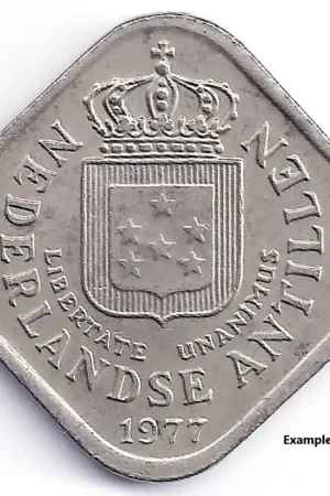 Nederlandse Antillen 5 cent 1977 P Oryginalny