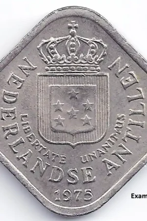 Ostatnia szansa Nederlandse Antillen 5 cent 1975 ZF+