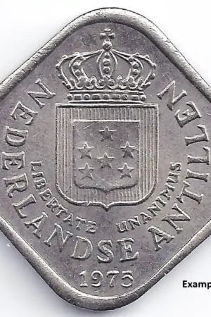 Ekspresowa dostawa Nederlandse Antillen 5 cent 1975 UNC-