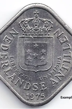 Ekspresowa dostawa Nederlandse Antillen 5 cent 1975 UNC