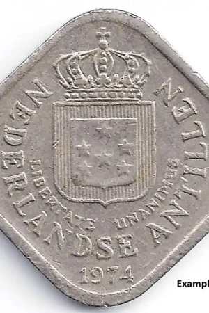 Wyprzedaż Nederlandse Antillen 5 cent 1974 ZF-
