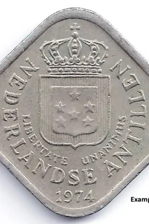 Zwrot pieniędzy Nederlandse Antillen 5 cent 1974 ZF