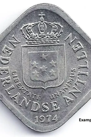 Bezpieczna płatność Nederlandse Antillen 5 cent 1974 P+