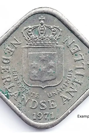 Nederlandse Antillen 5 cent 1971 ZF+ Nowość