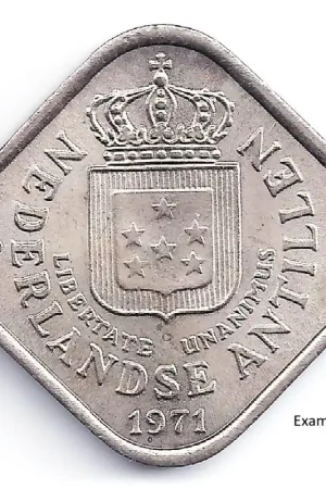 Nederlandse Antillen 5 cent 1971 UNC- Niska cena