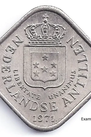 Premium Nederlandse Antillen 5 cent 1971 P+