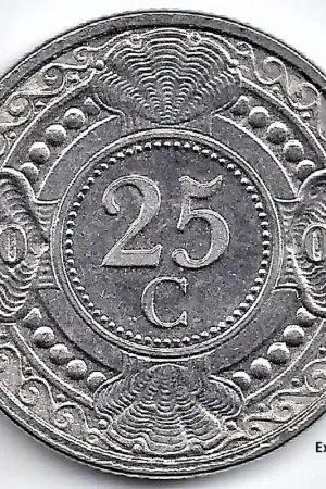Nederlandse Antillen 2007 25 Cent Beatrix UNC Kup teraz