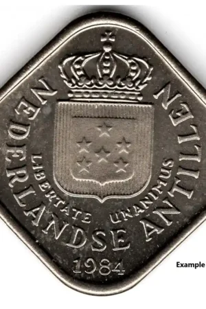 Zwrot pieniędzy Nederlandse Antillen 5 cent 1984 UNC