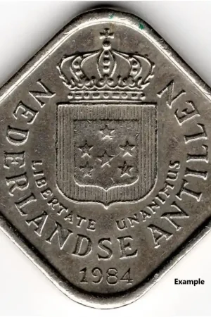 Nederlandse Antillen 5 cent 1984 P Zwrot pieniędzy