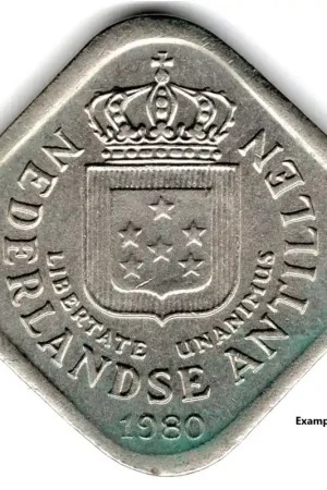 Najlepsza cena Nederlandse Antillen 5 cent 1980 UNC-