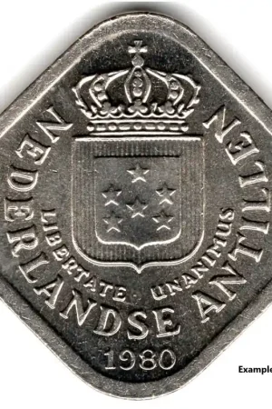 Bezpieczna płatność Nederlandse Antillen 5 cent 1980 FDC