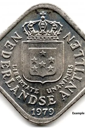 Oryginalny Nederlandse Antillen 5 cent 1979 UNC