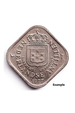 Nederlandse Antillen 5 cent 1977 P-vervuild stempel Promocja