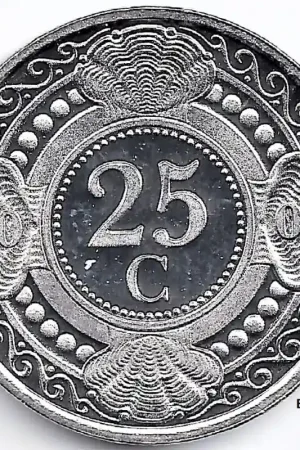 Nederlandse Antillen 2003 25 Cent Beatrix UNC Promocja