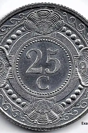 Promocja Nederlandse Antillen 1999 25 Cent Beatrix UNC