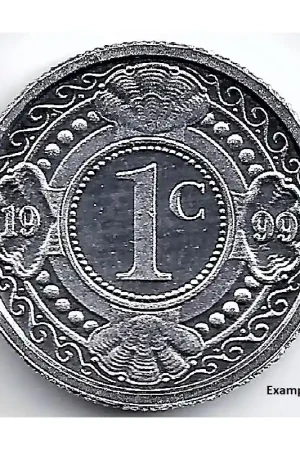 Zwrot pieniędzy Nederlandse Antillen 1999 1 Cent Beatrix UNC