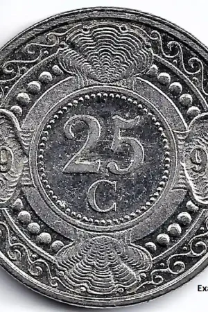 Nowość Nederlandse Antillen 1997 25 Cent Beatrix UNC-