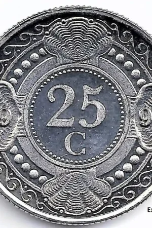 Tani Nederlandse Antillen 1994 25 Cent Beatrix UNC