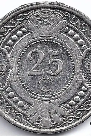 Nederlandse Antillen 1991 25 Cent Beatrix UNC- Ostatnia szansa