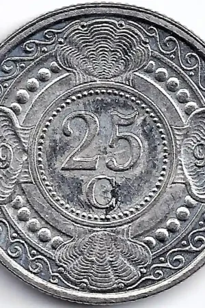 Nederlandse Antillen 1991 25 Cent Beatrix UNC Oferta limitowana