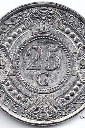 Ekspresowa dostawa Nederlandse Antillen 1990 25 Cent Beatrix UNC-