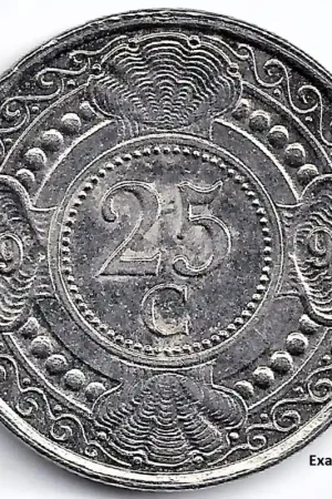 Nederlandse Antillen 1990 25 Cent Beatrix UNC Oferta limitowana