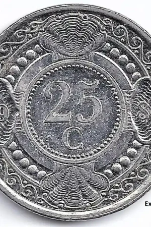 Kup teraz Nederlandse Antillen 1989 25 Cent Beatrix UNC-