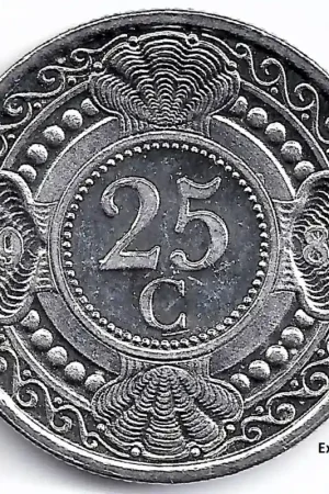 Nederlandse Antillen 1989 25 Cent Beatrix UNC Premium