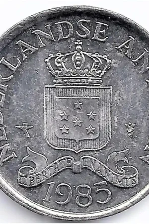 Nederlandse Antillen 1985 25 Cent Beatrix UNC Ostatnia szansa