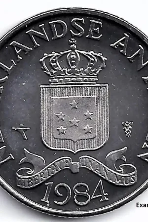 Nederlandse Antillen 1984 25 Cent Beatrix UNC Oferta limitowana