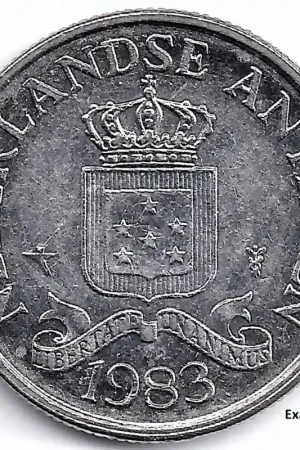 Promocja Nederlandse Antillen 1983 25 Cent Beatrix P+