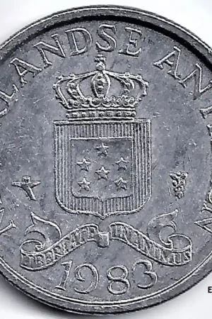 Premium Nederlandse Antillen 1983 1 Cent Beatrix UNC-