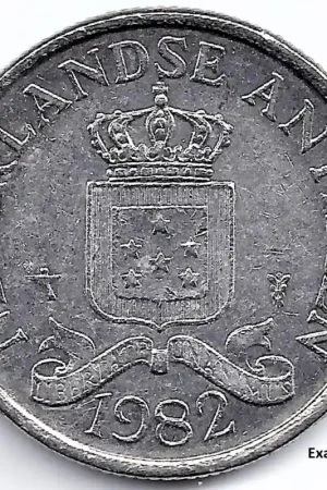 Zwrot pieniędzy Nederlandse Antillen 1982 25 Cent Beatrix P