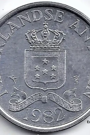 Oferta Nederlandse Antillen 1982 2,5 Cent Beatrix UNC