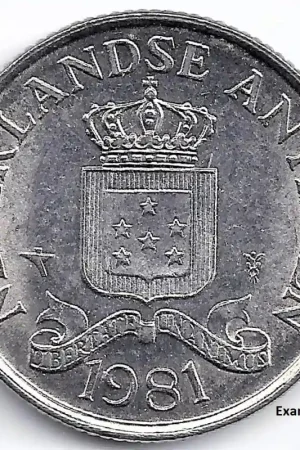 Ostatnia szansa Nederlandse Antillen 1981 25 Cent Beatrix UNC-